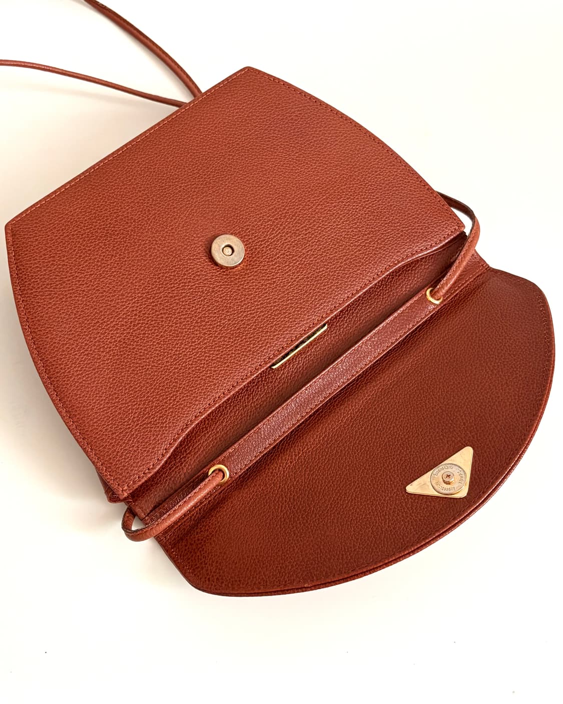 Yves Saint Laurent 입생로랑 YSL 로고 숄더백 브라운 상품이미지9