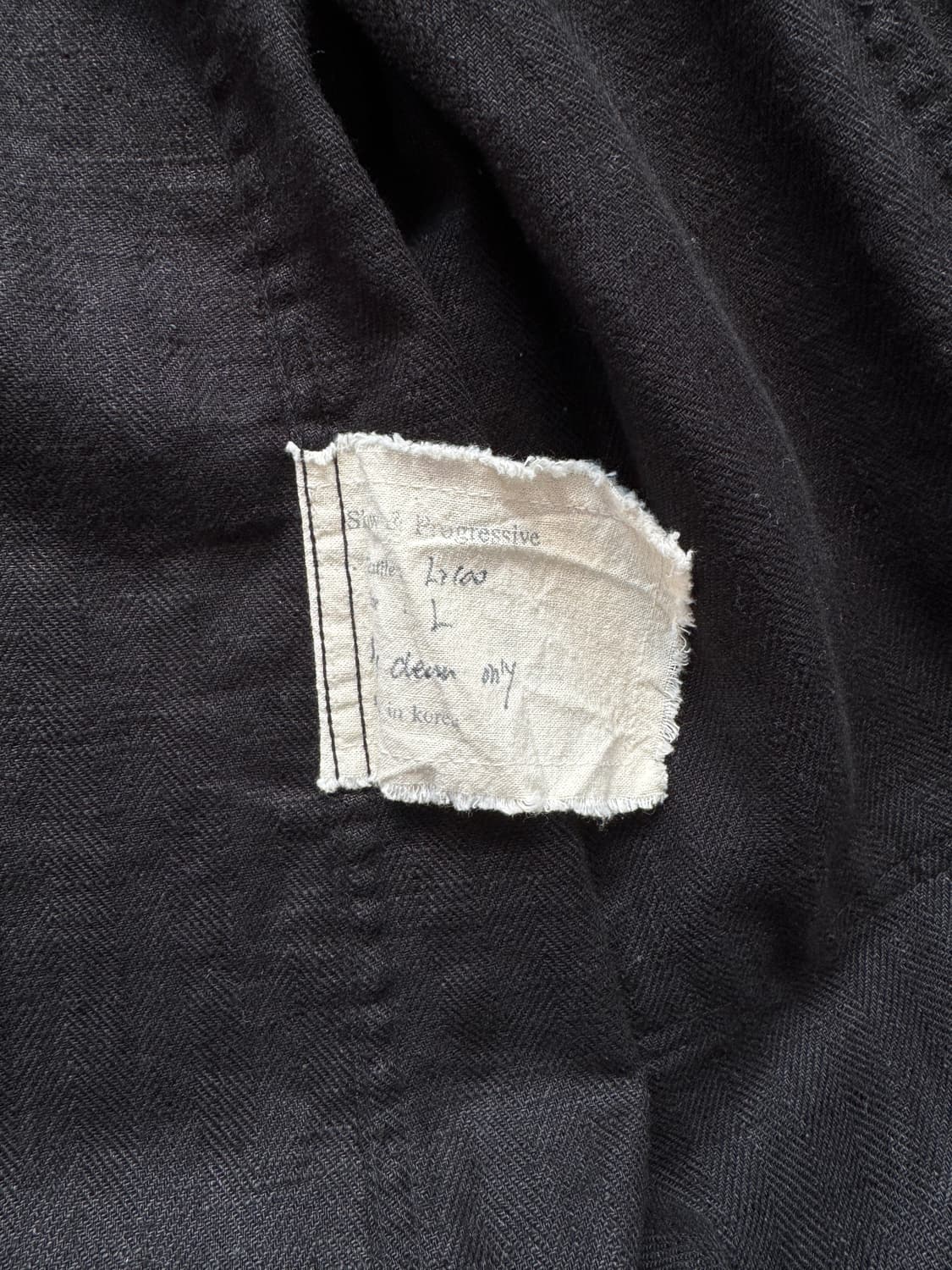 WARDROBE 41 POET HERRINGBONE COAT L 상품이미지2