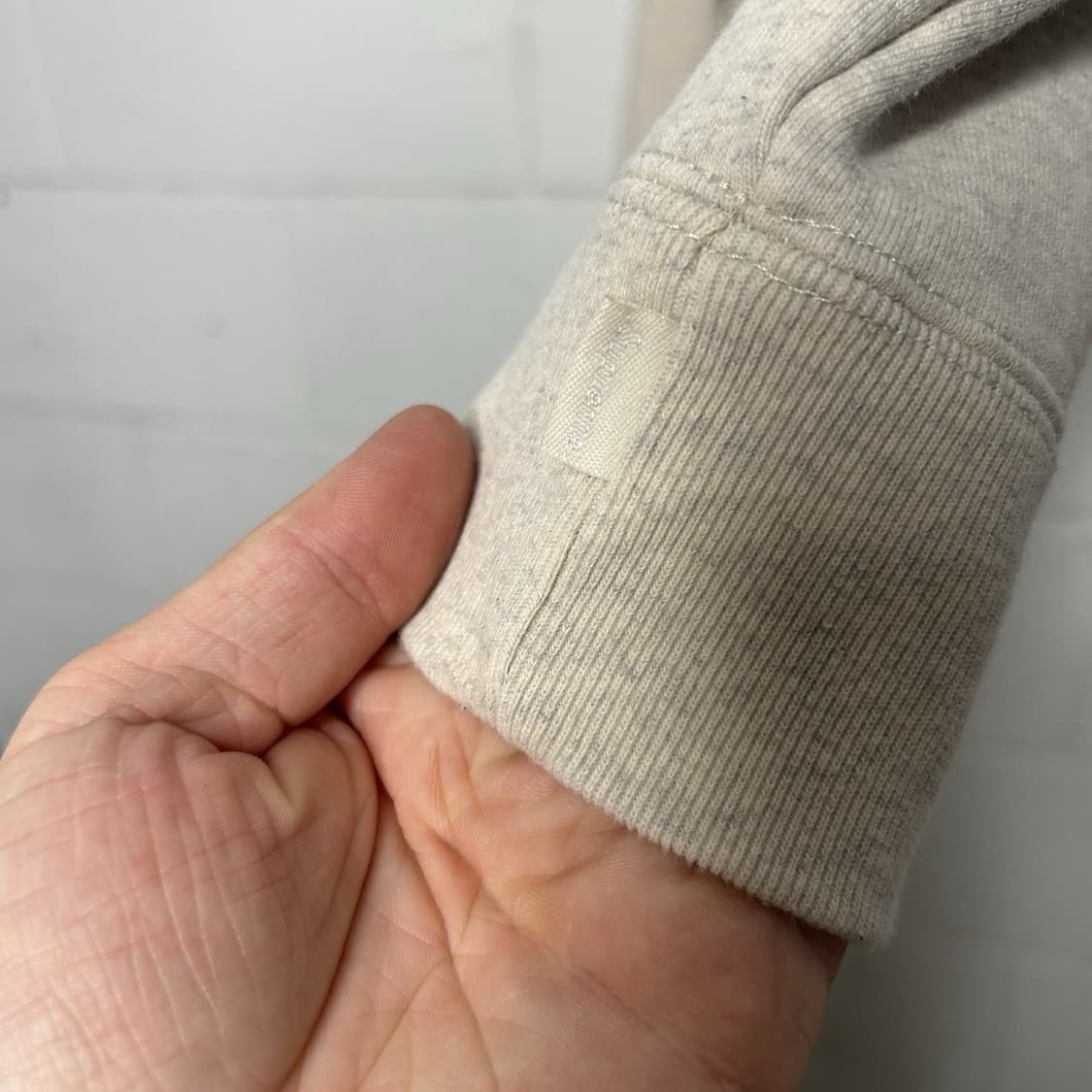 22SS 슈프림 더블 S 맨투맨 헤더 오트밀 상품이미지6