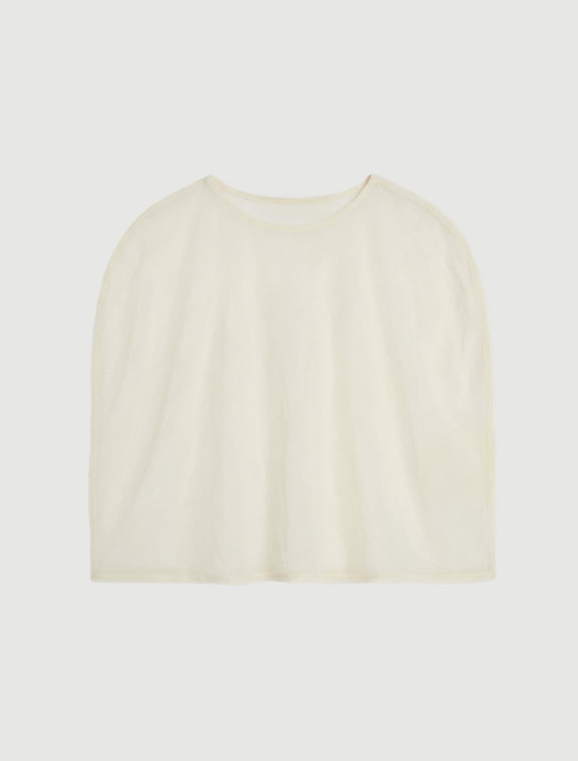 [XS/S,M/L]팔로마울 Boldo 케이프/오프 화이트 상품이미지2