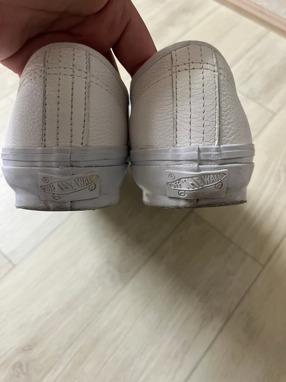 Vans 반스 어센틱 리이슈44 화이트레더 US9.5 275 상품이미지4