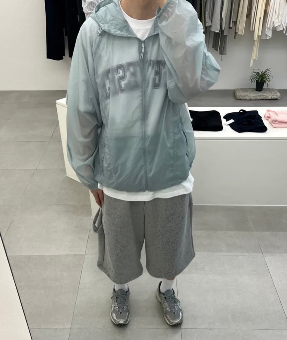 [XXL]무탠다드 시티레저 윈드브레이커 블루 상품이미지3