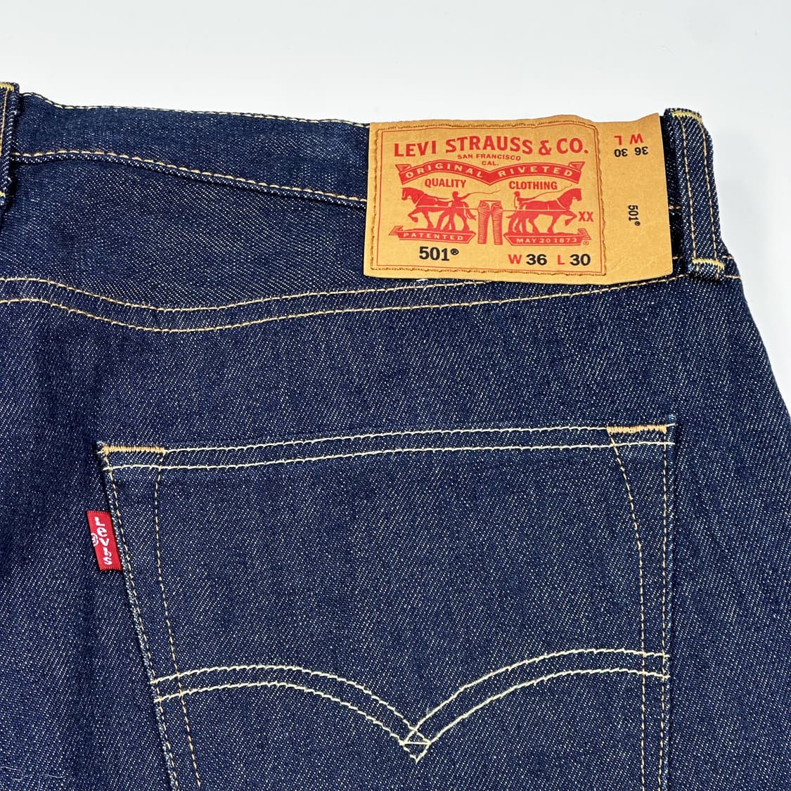 리바이스 501 오리지널 생지 데님 팬츠 (36인치) 상품이미지7