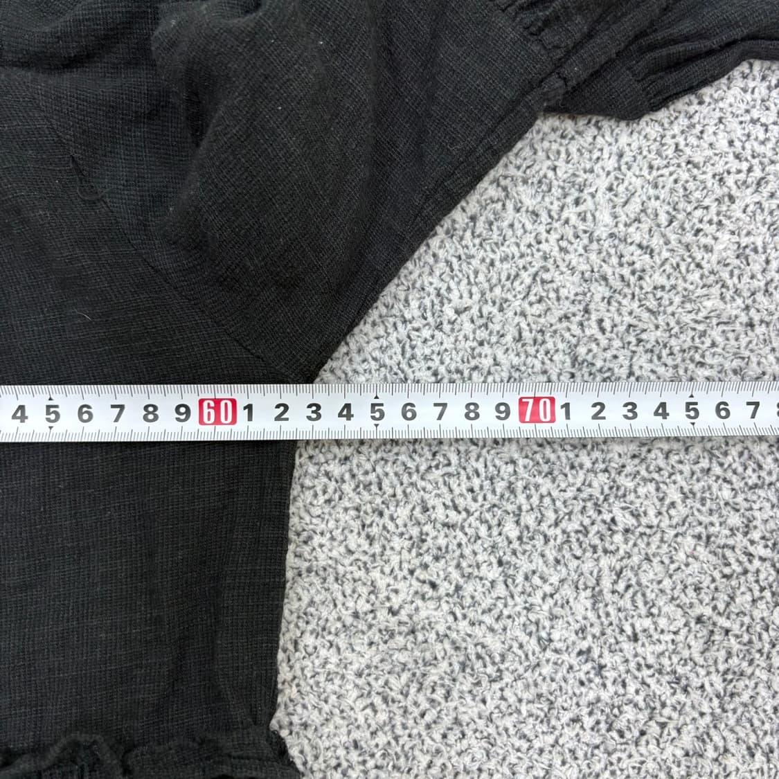 실측 히얼 린넨 프릴 블라우스 원피스 0406J 상품이미지4