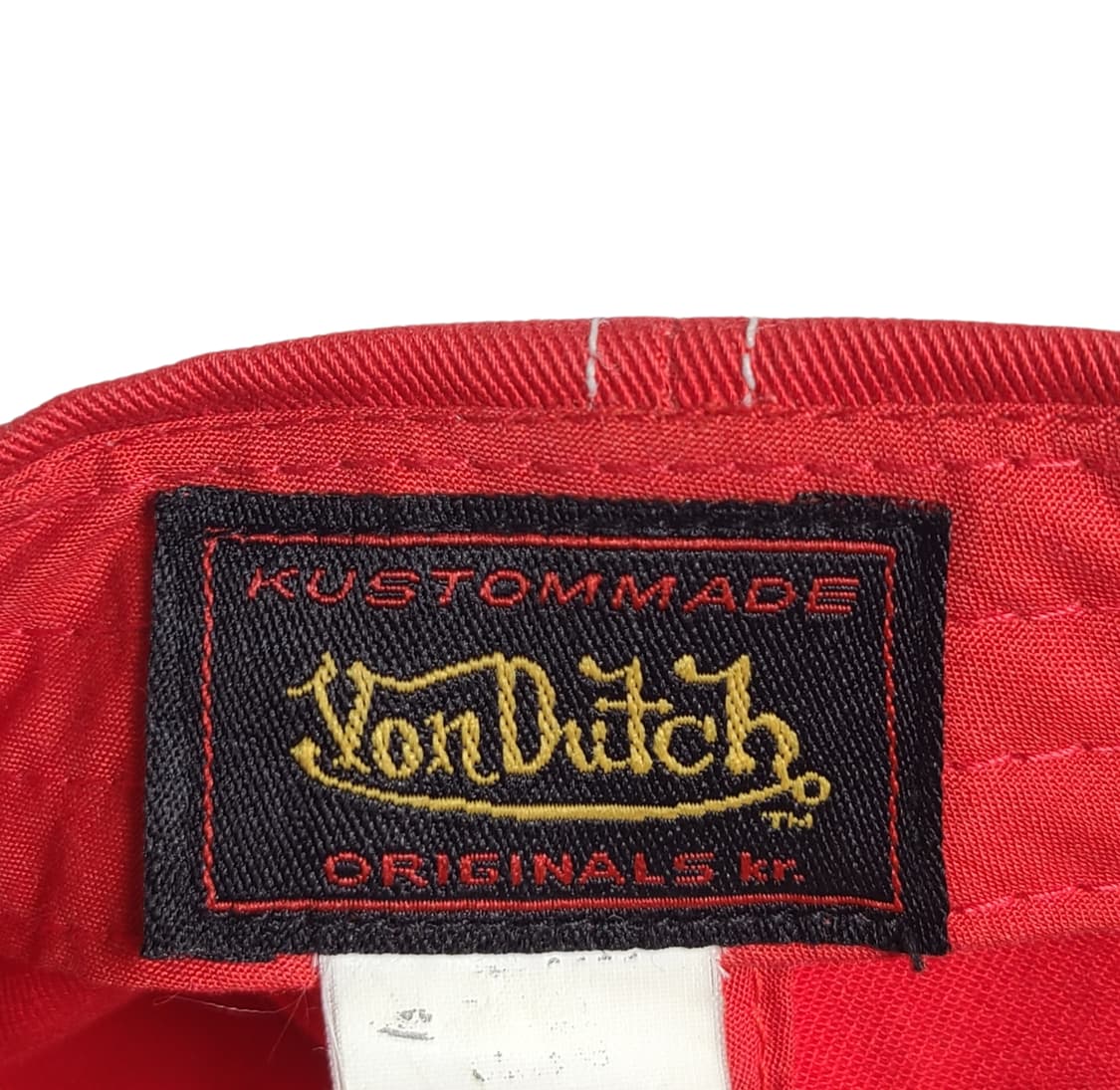 VonDuTch) 본더치 Y2K 자수 로고 볼캡 상품이미지6
