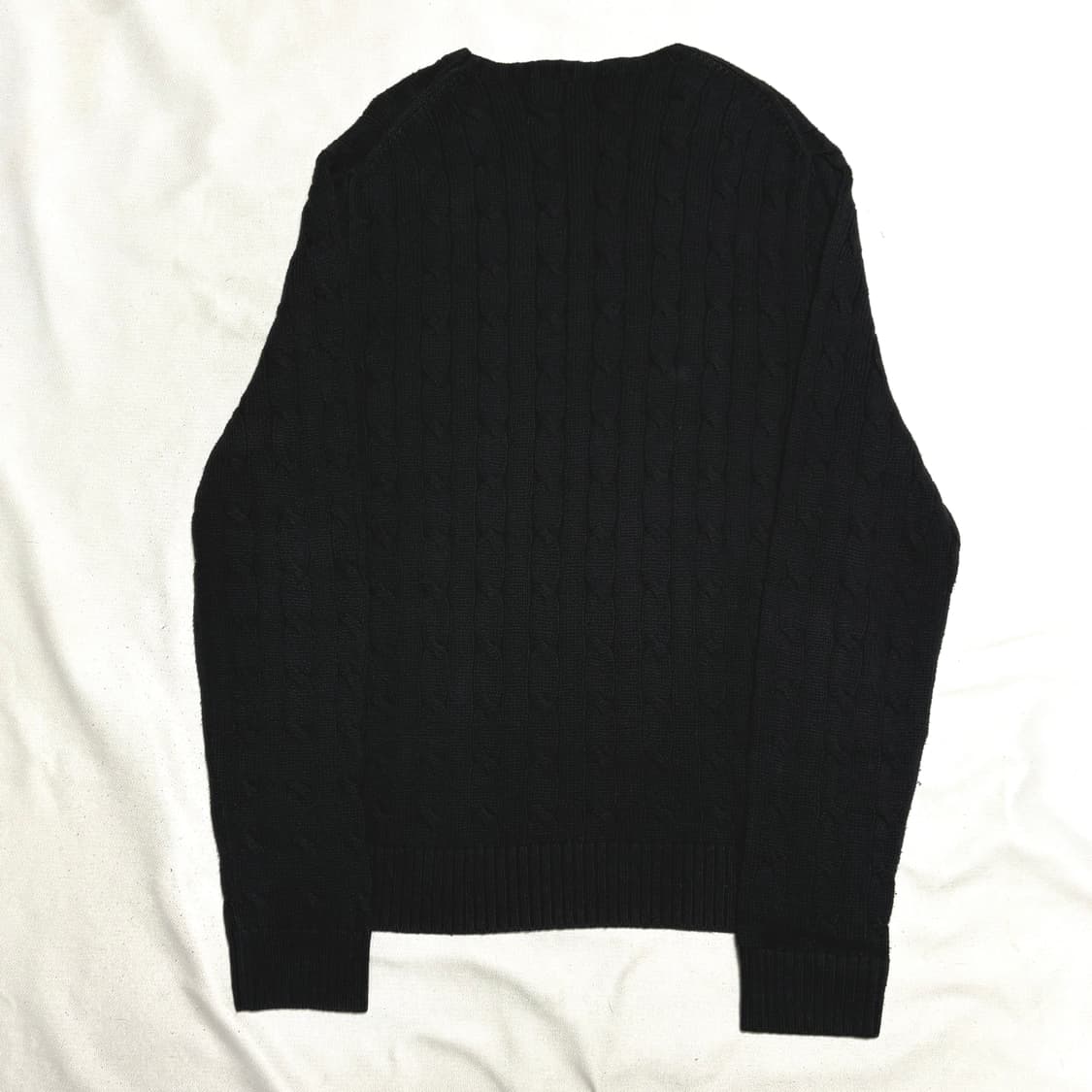 L 폴로랄프로렌 블랙 케이블 니트 상품이미지3
