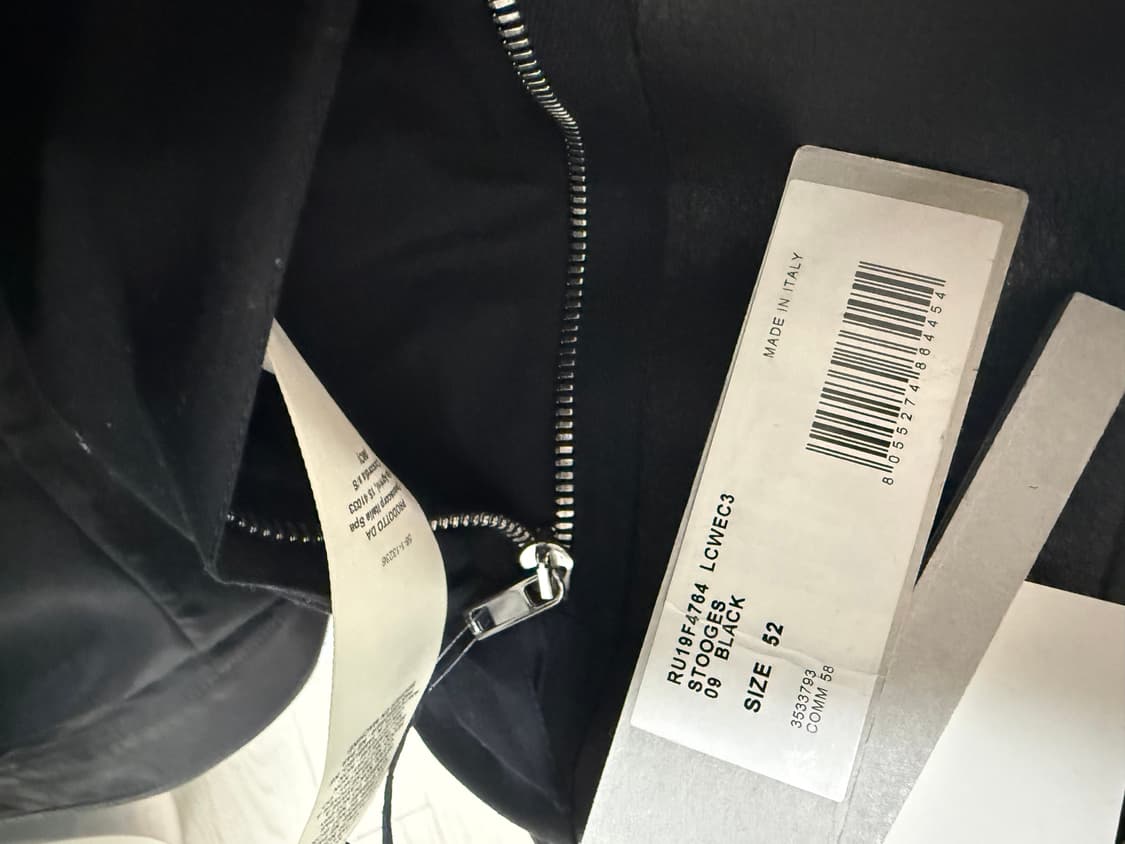 릭오웬스 체인 레더 자켓  상품이미지4