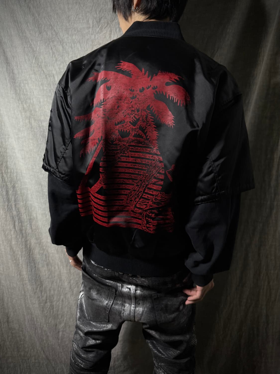 Palm Angels Graphic Bomber Jacket 상품이미지1