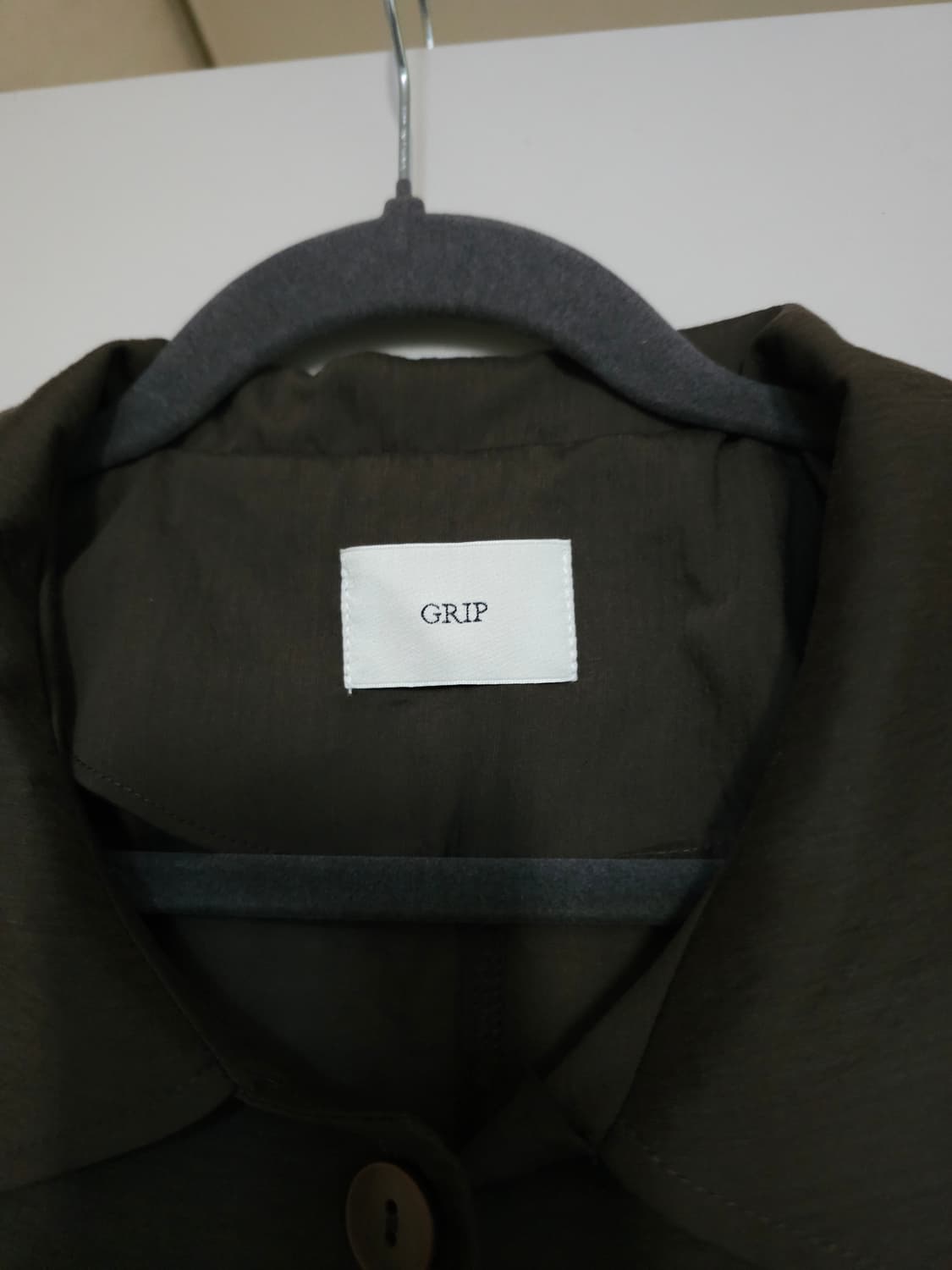 GRIP 심플 브라운 롱롱 자켓 상품이미지3