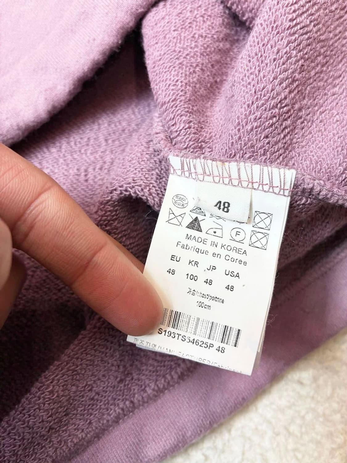 솔리드옴므 19FW 하프집 맨투맨 PN6950 상품이미지7