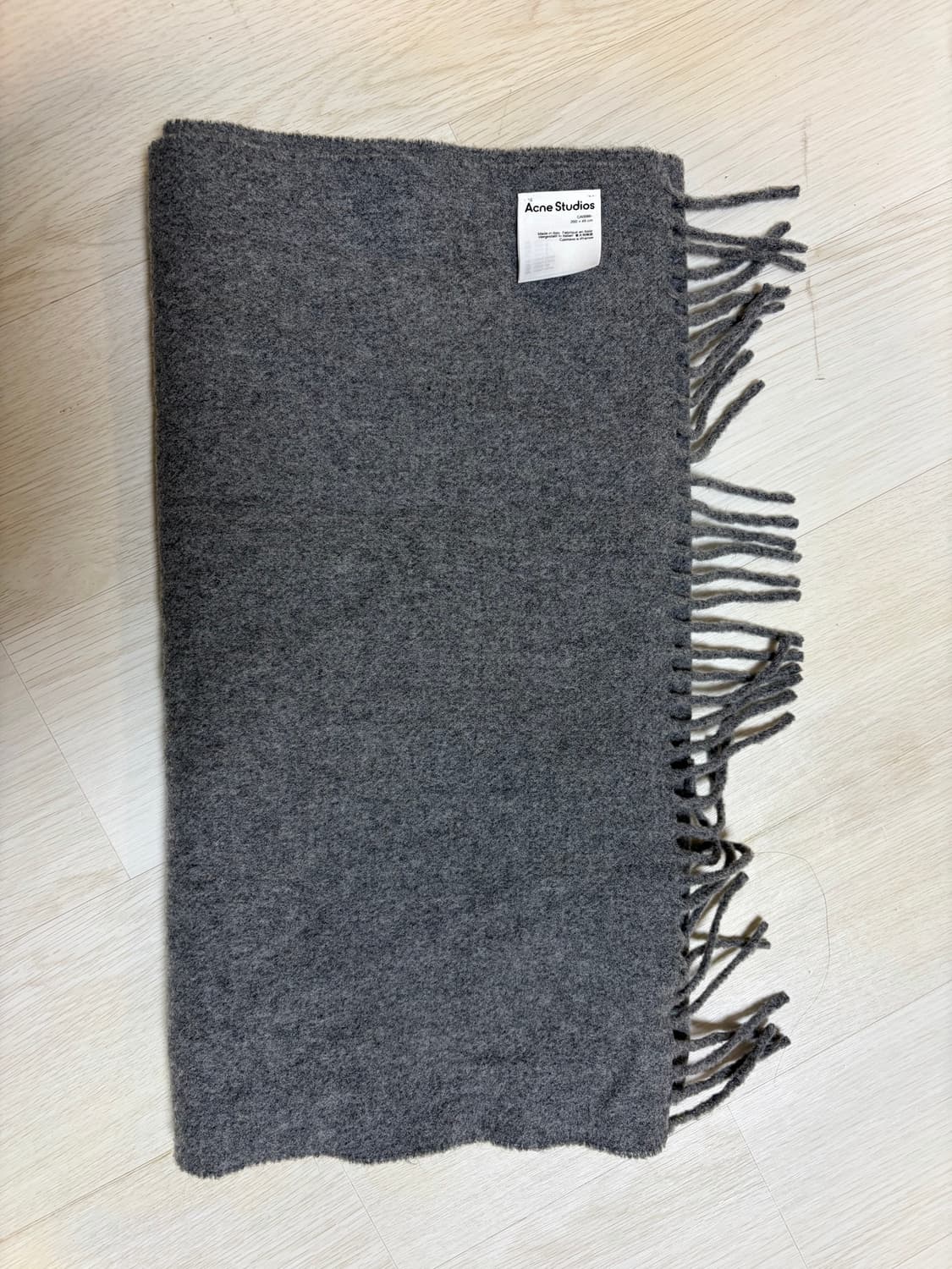 아크네 스튜디오 울 머플러 그레이 상품이미지2