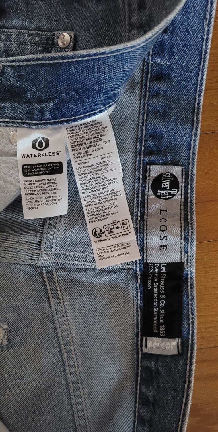 리바이스 실버탭 와이드 34/32 상품이미지4