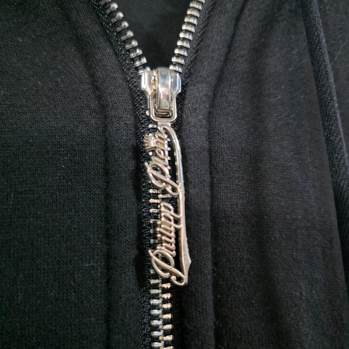 필립플레인 기모 블랙 스컬 해골 후드집업 자켓 34 상품이미지5