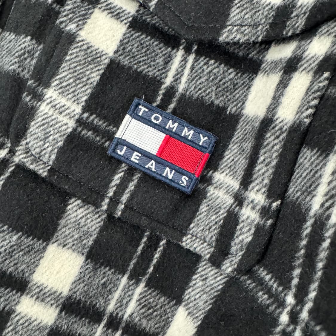 여성용 XL~2XL 타미힐피거 타미진스 체크 코트 자켓  상품이미지6