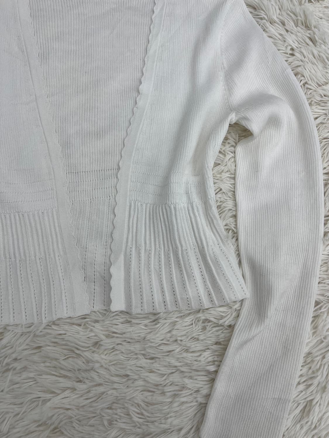 화이트베이직가디건 상품이미지4