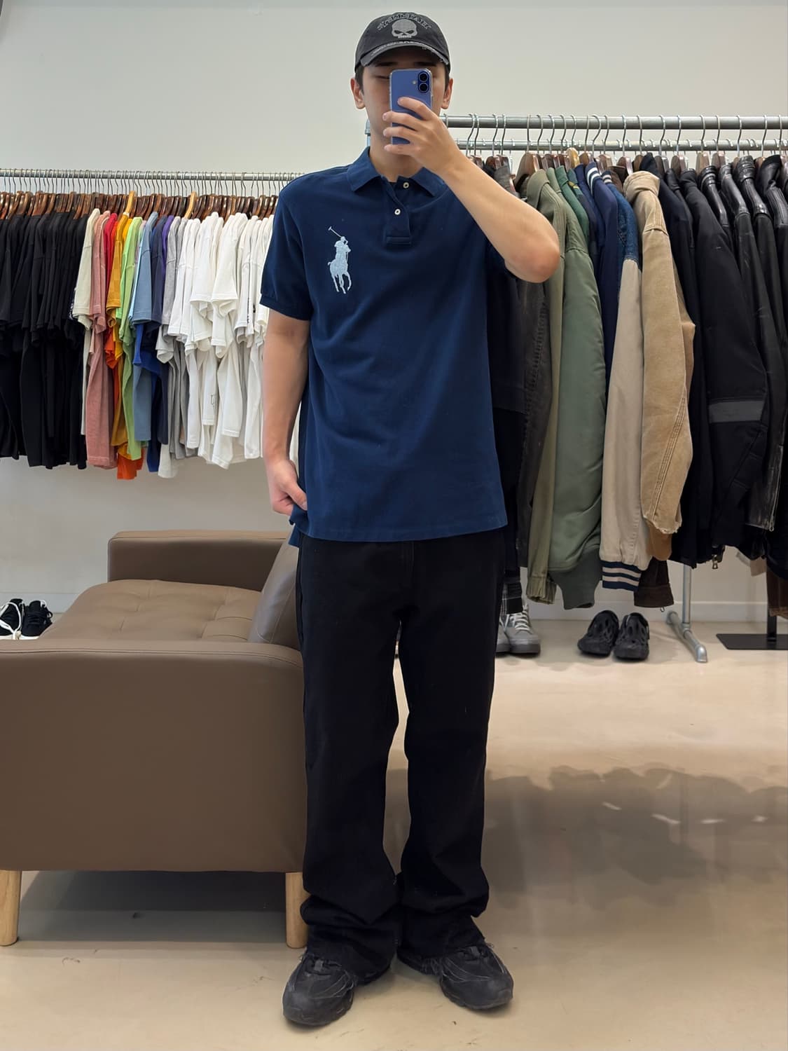 폴로 랄프로렌 빅포니 카라티 네이비 상품이미지8