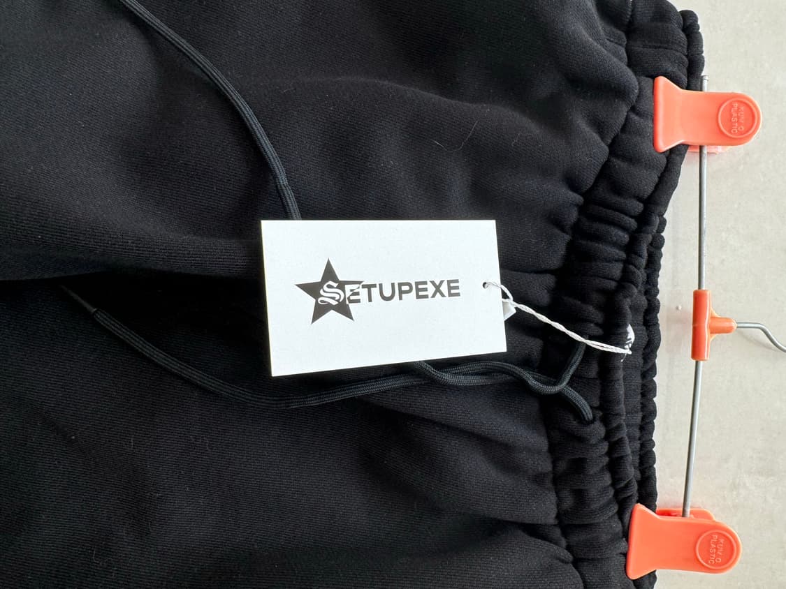 셋업이엑스이 와펜 셔츠 팬츠세트(블랙) 상품이미지5