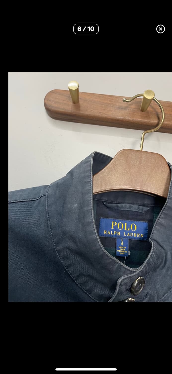 폴로랄프로렌 네이비코튼 트윌 바라쿠다 자켓 A2928 상품이미지6