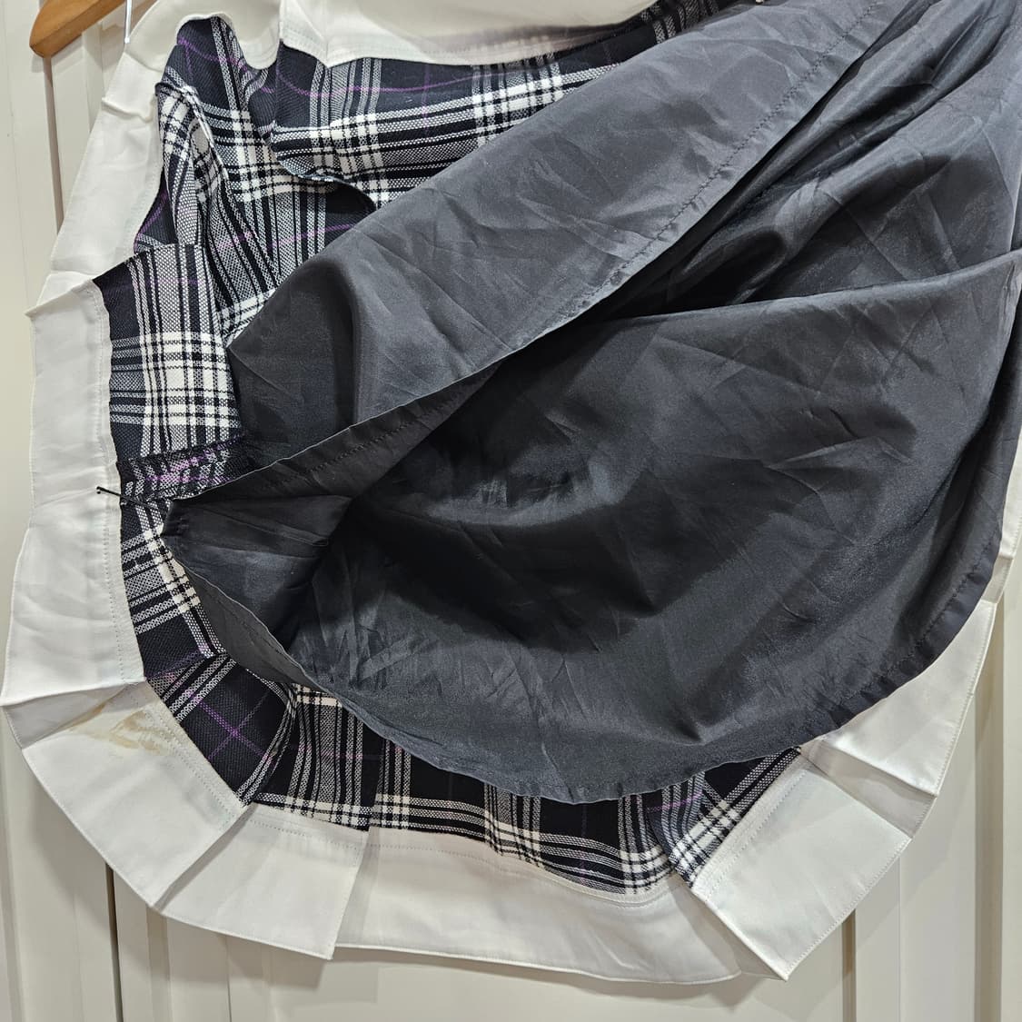 체크 투피스 세트 상품이미지9