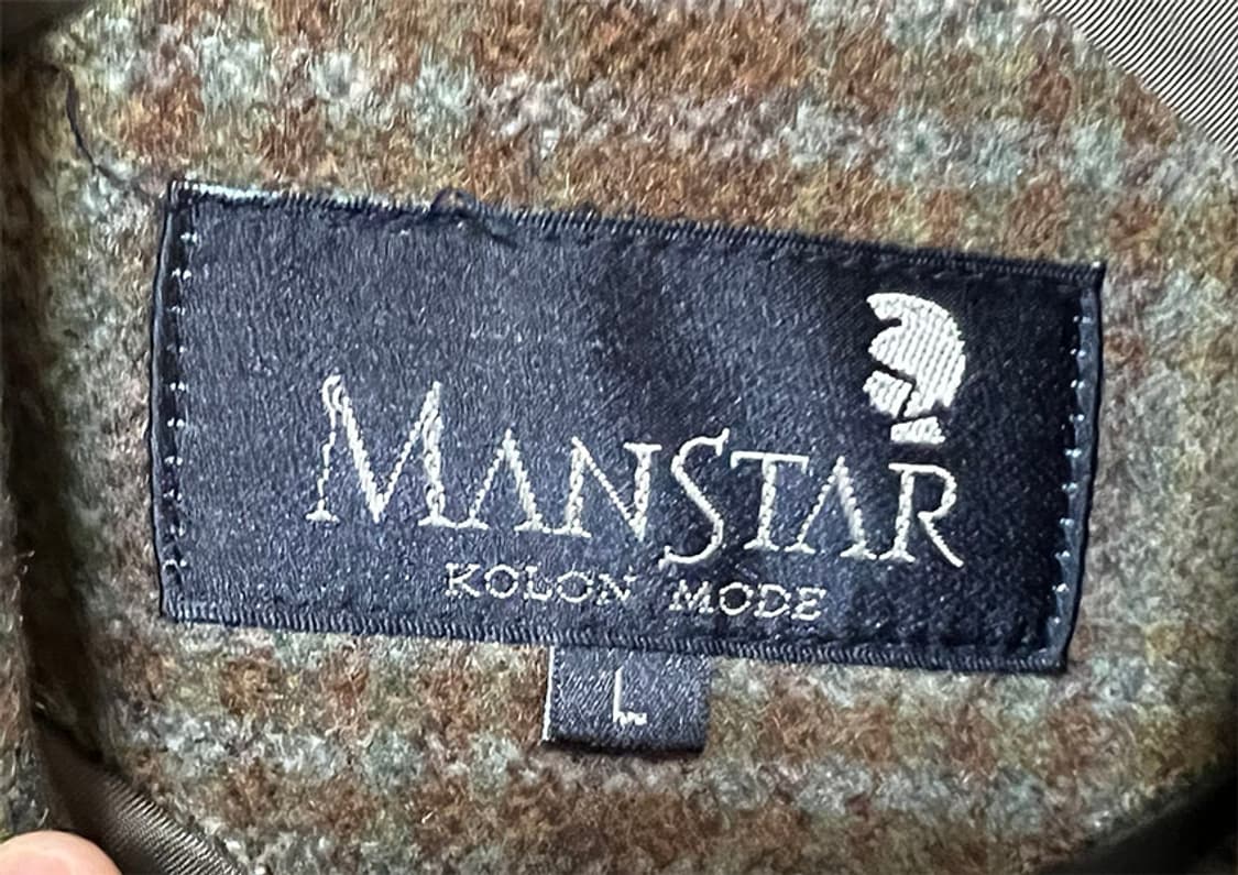 맨스타 남자 모직자켓 하프코트 올드스쿨 L 100 상품이미지3