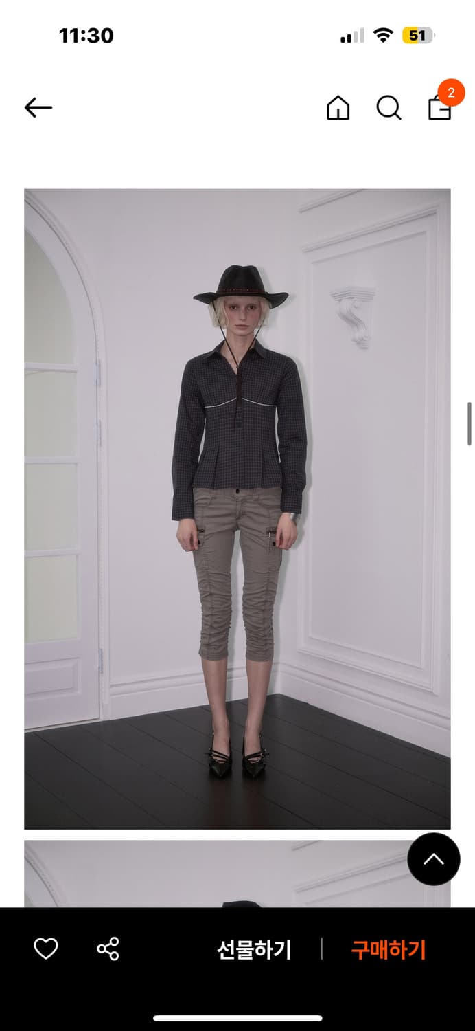 [로제프란츠] 레이스 라인 핀턱 셔츠 상품이미지3