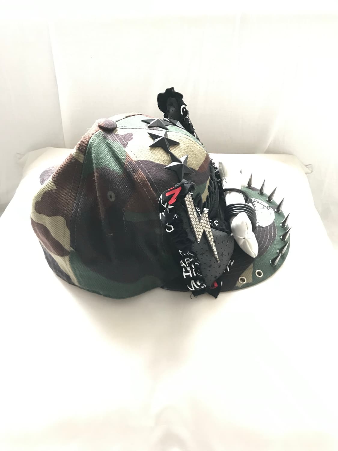Custom🐾)Military 🦴⚡️⭐️ spark snapback 상품이미지4