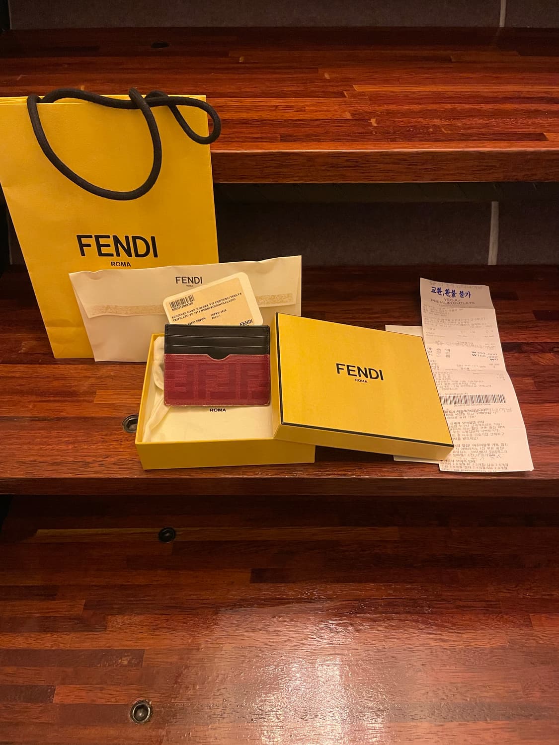 펜디 모노그램 카드지갑 풀세트 상품이미지1