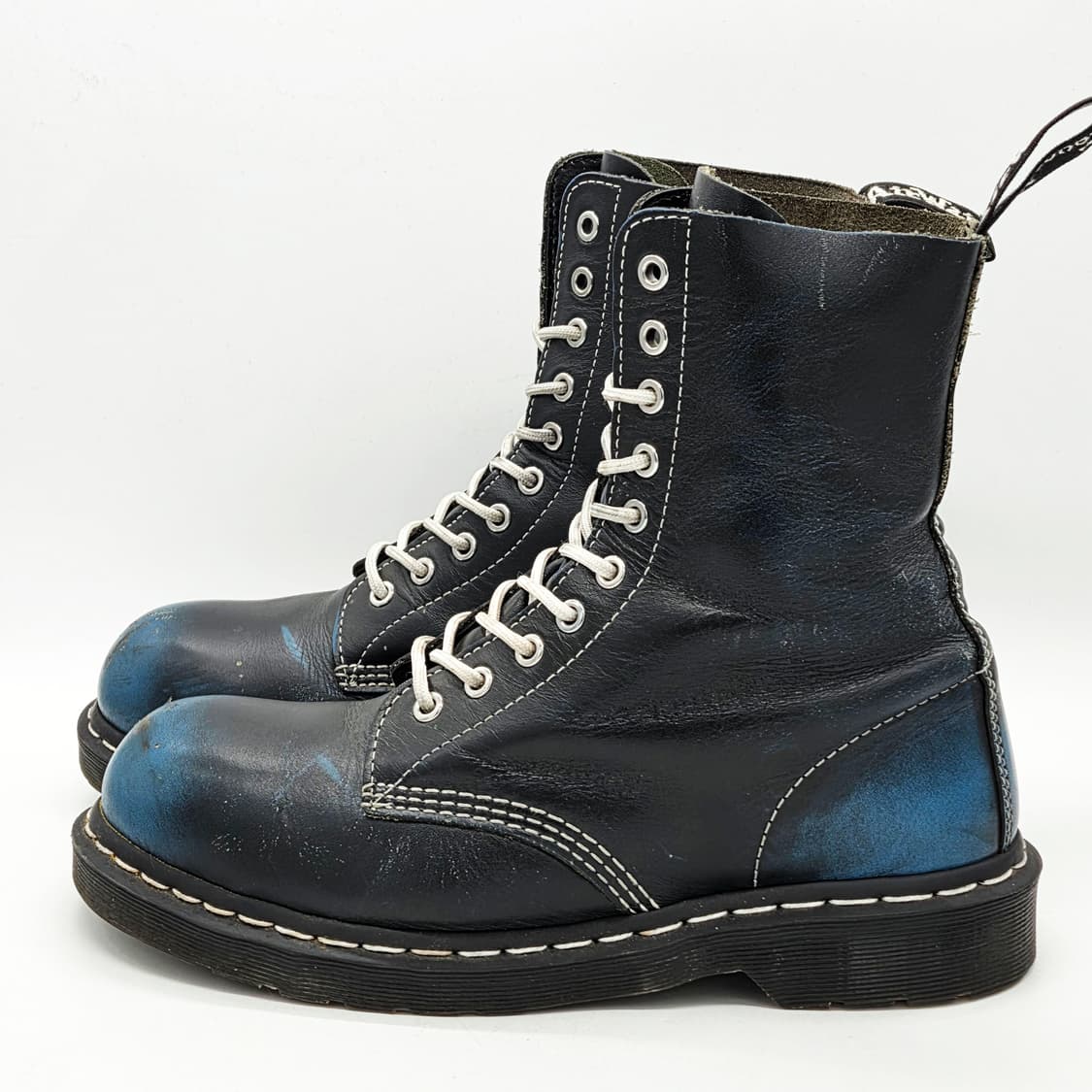 닥터마틴 1919 10홀 블루블랙 투톤 (UK 8) 상품이미지1