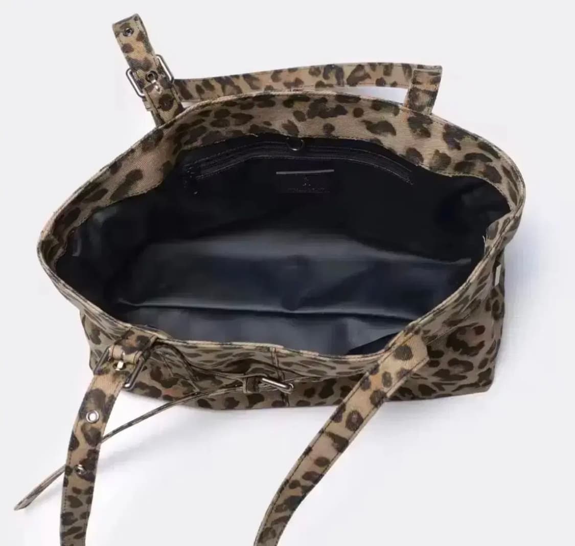 세이모온도 레오파드 르밸트백 상품이미지3