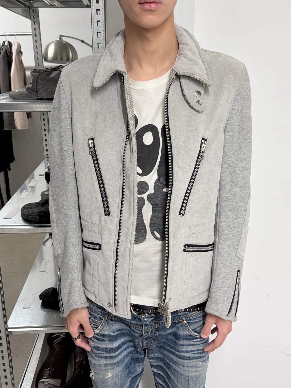 16fw 준야 와타나베 7 지퍼 쉐르파 자켓 상품이미지2