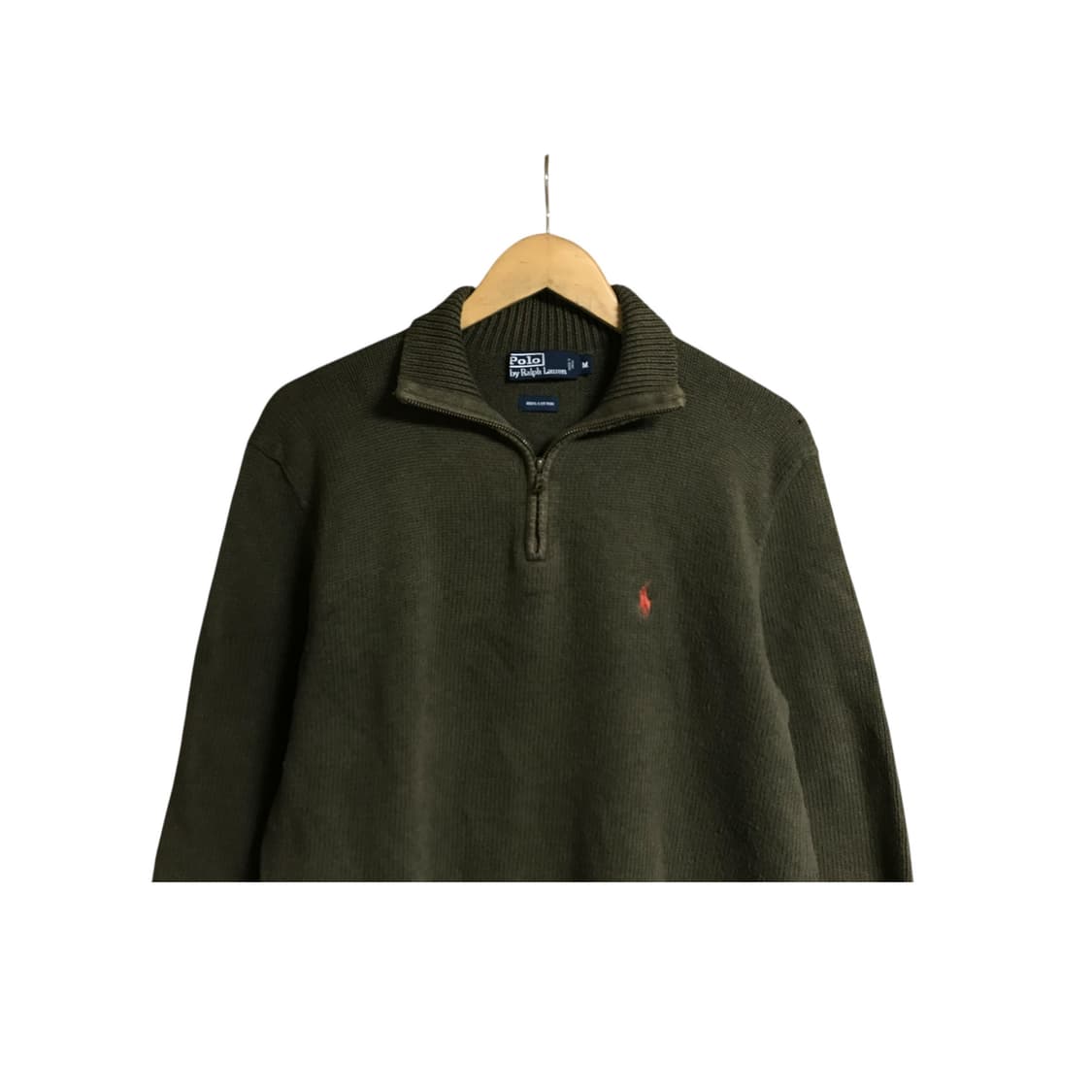 폴로 랄프로렌 찐카키 반집업니트 상품이미지2