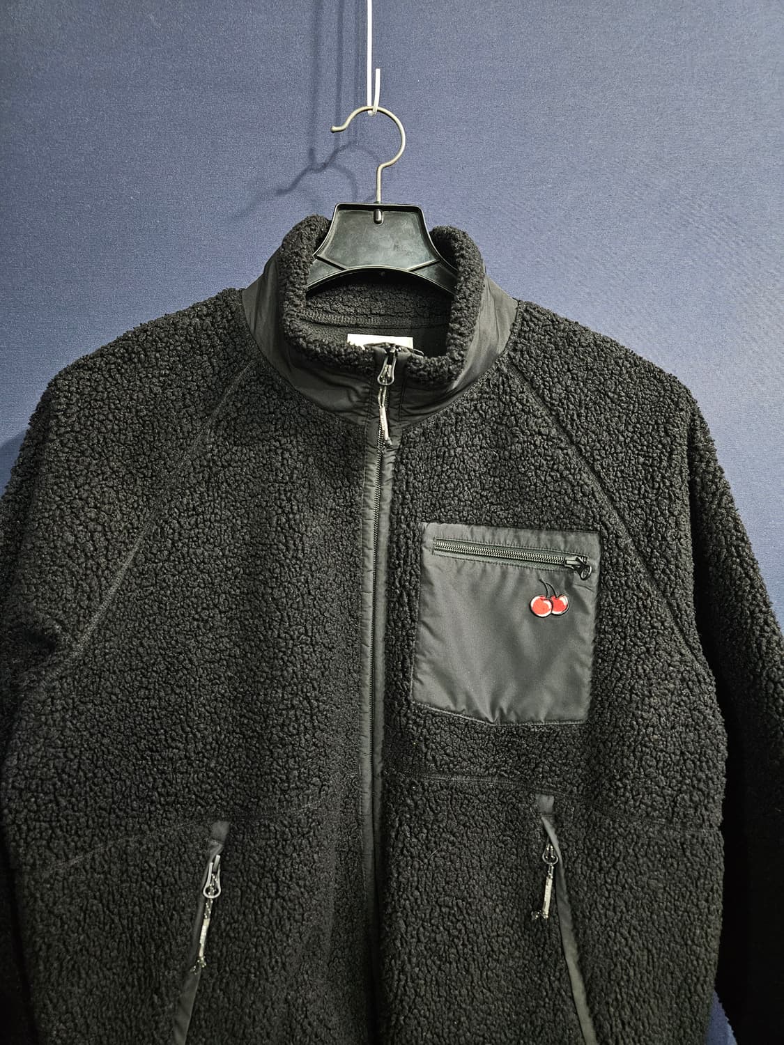 키르시 블랙컬러 남성 오버핏 95 뽀글이 자켓 상품이미지7