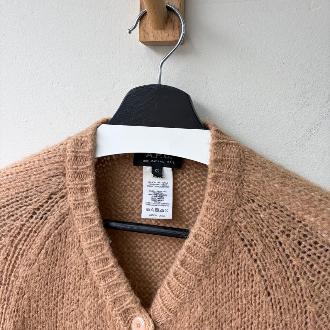 16843 - A.P.C. 아페쎄 모헤어 가디건 상품이미지3