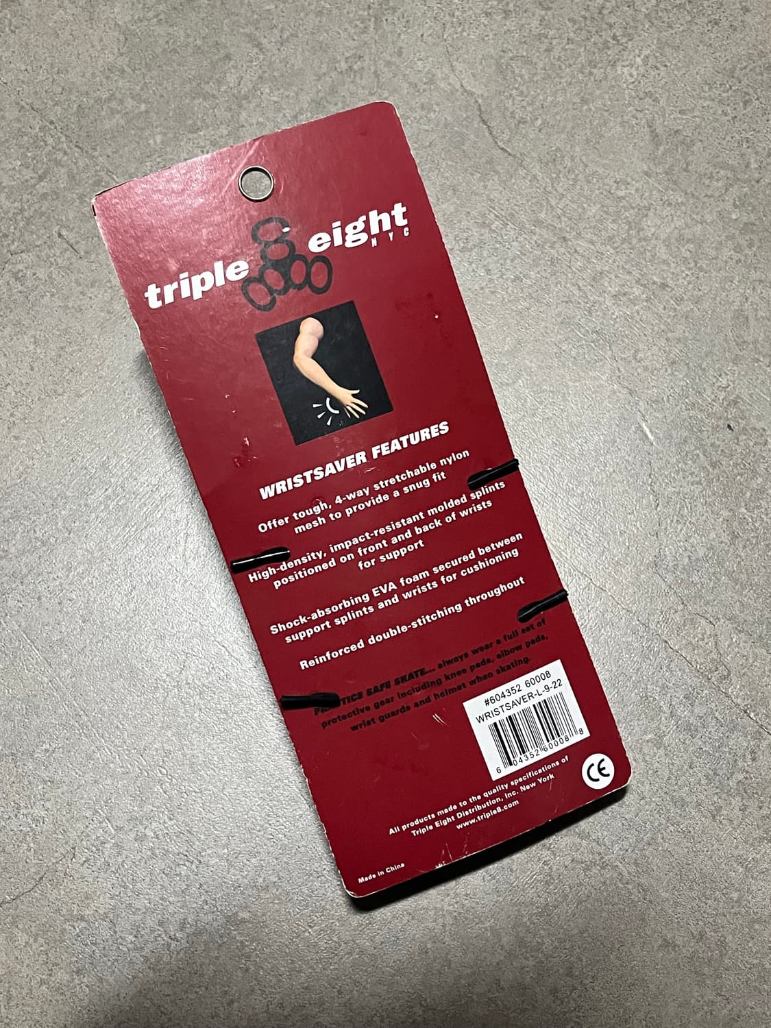 트리플 에잇 스케이트보드 인라인 롱보드 손목 보호대 상품이미지2
