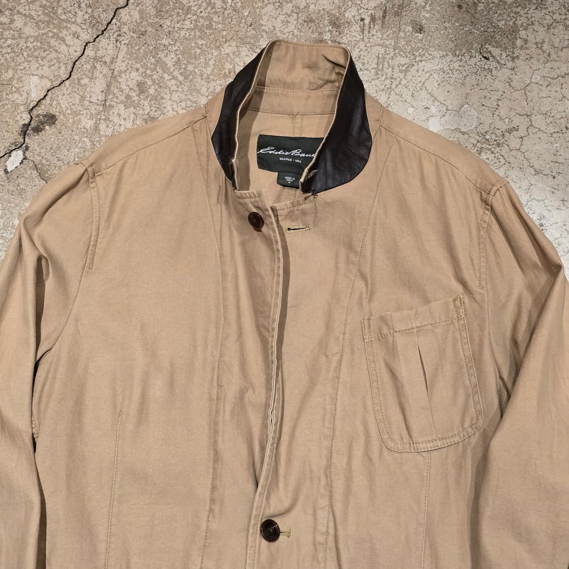 Eddie Bauer 사파리자켓 스타일 가죽 엘보 패치 상품이미지4