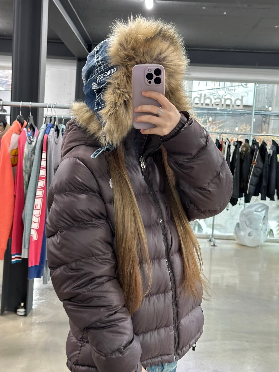 슈프림 x 트루릴리전 고어텍스 데님 트루퍼 햇 상품이미지2