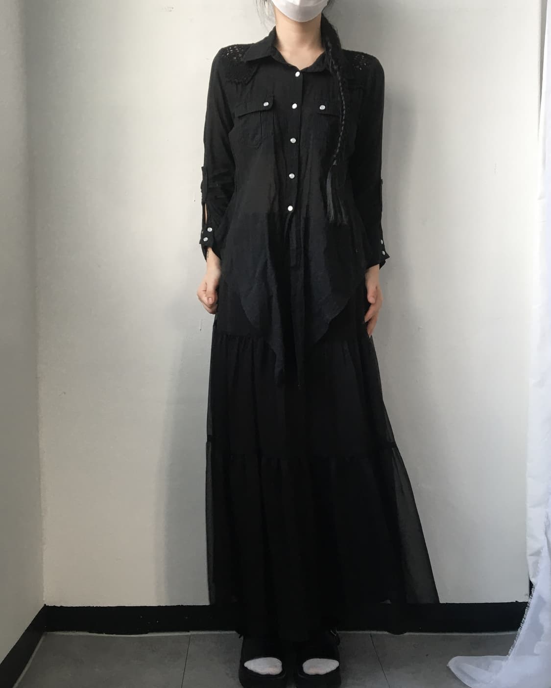 Crochet layer shirt 상품이미지5