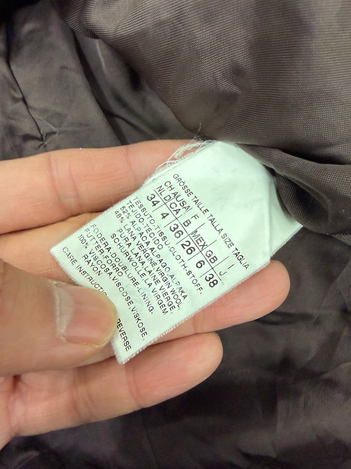 정품) 막스마라 여성 알파카 코트 38 상품이미지8