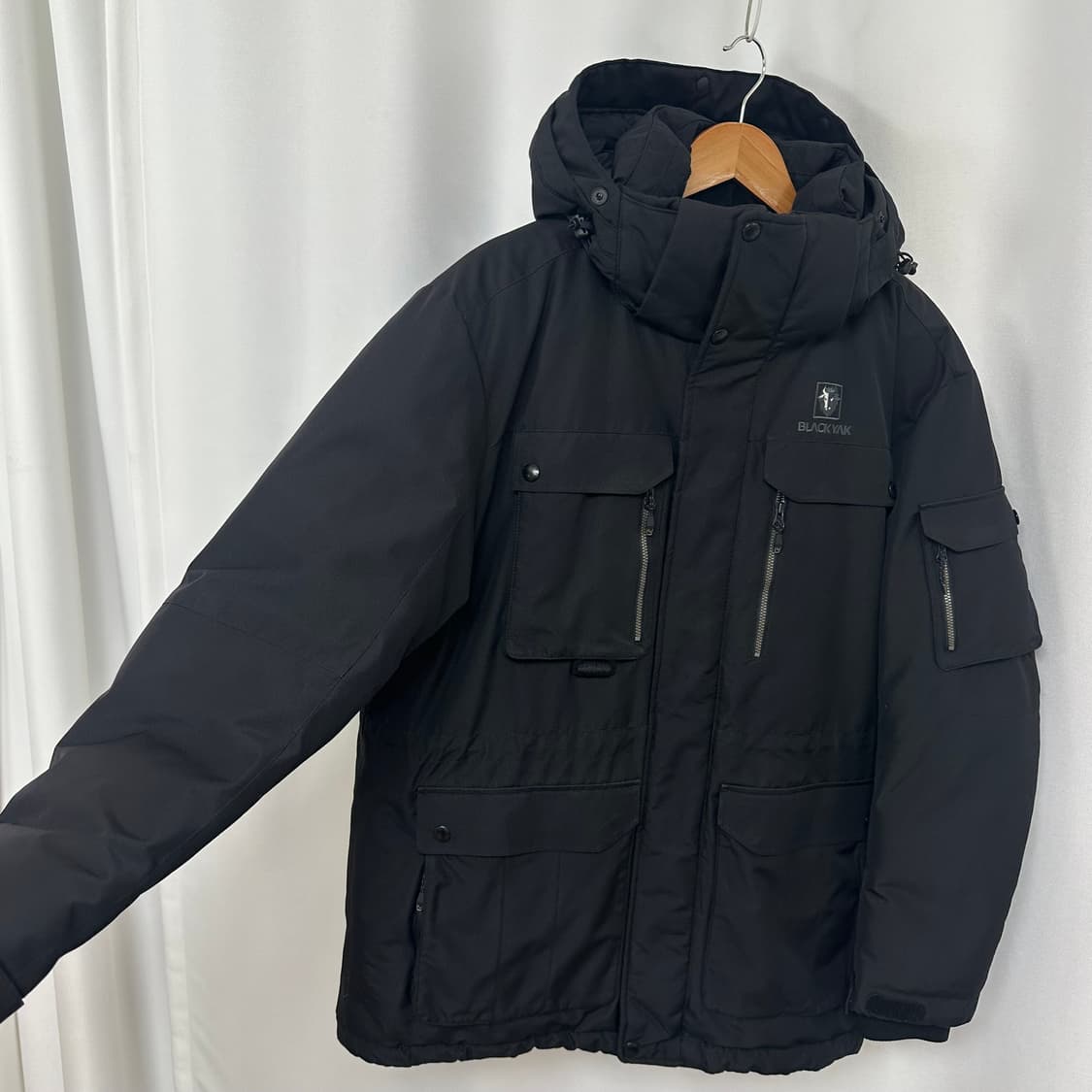   블랙야크 남자 패딩 점퍼 거위털 블랙 105 EPW 상품이미지2