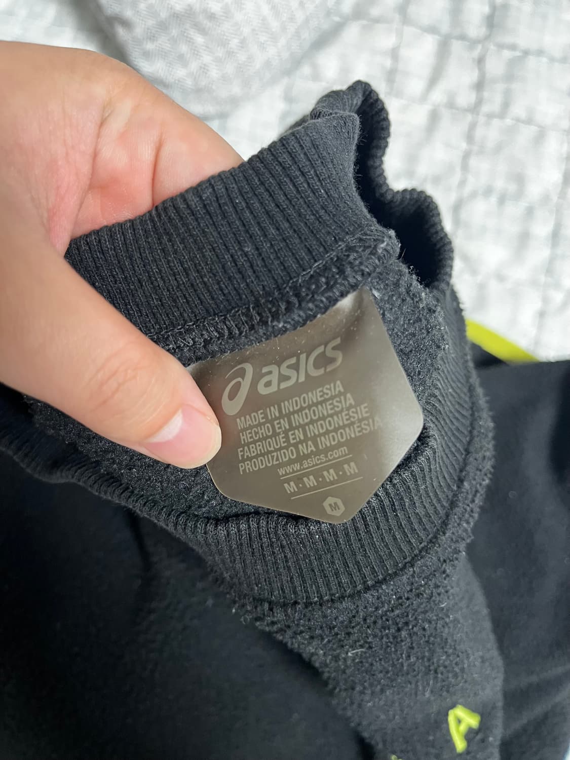 (M)아이앱스튜디오 아식스 플리스 맨투맨 상품이미지4