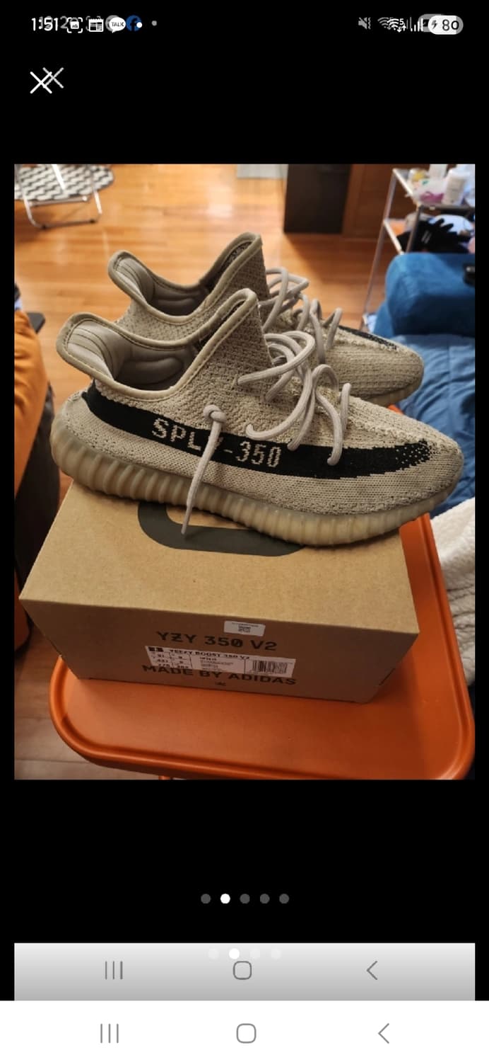 이지부스트 350 V2 슬레이트 코어블랙 275 팝니다 상품이미지2