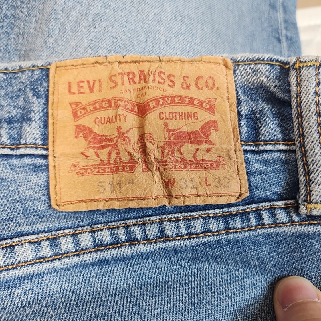 [31] 리바이스 511 청바지 데님팬츠 상품이미지3