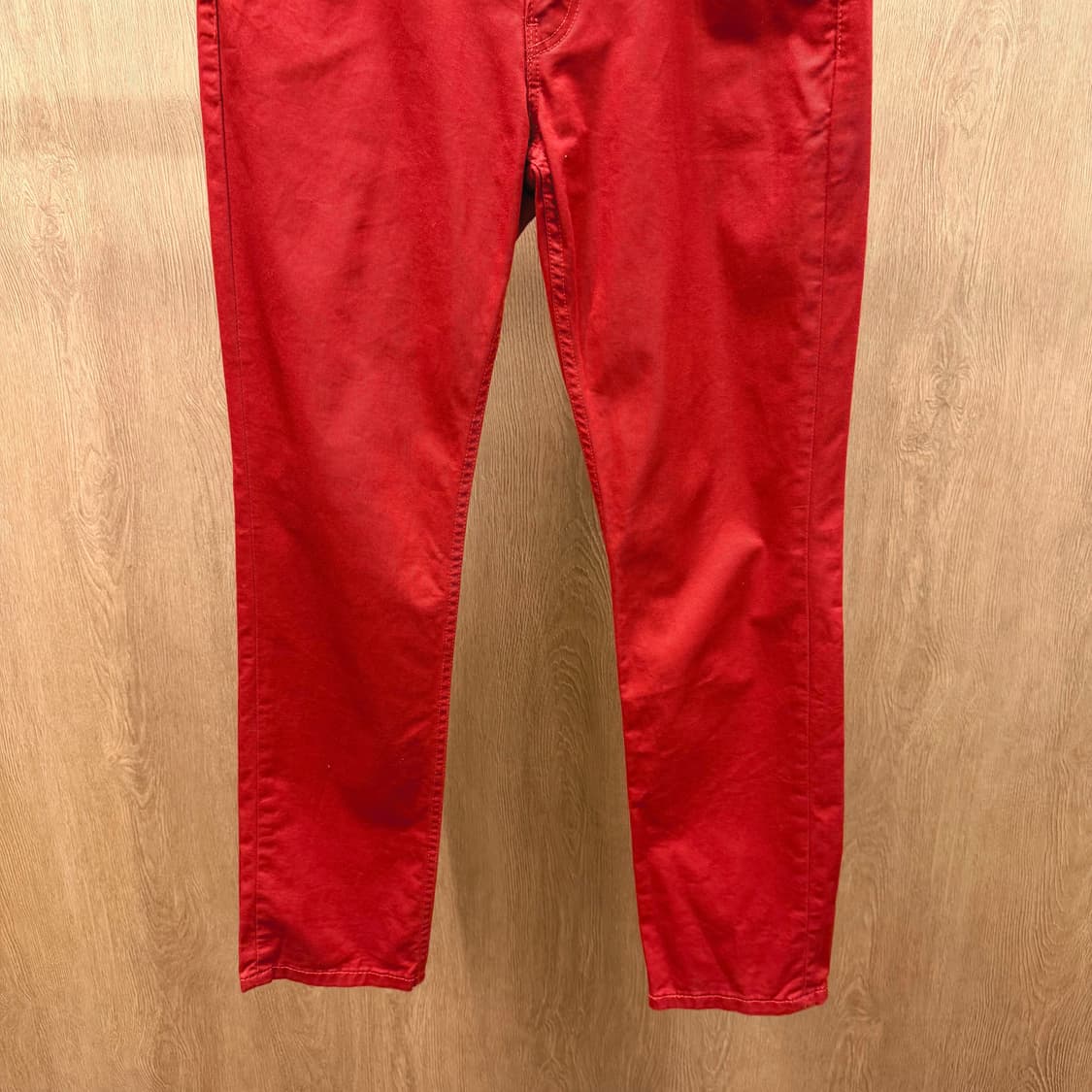 리바이스 511 데님 팬츠 5포켓 레드 탭 디테일 슬림 테이퍼드핏 레드 상품이미지5