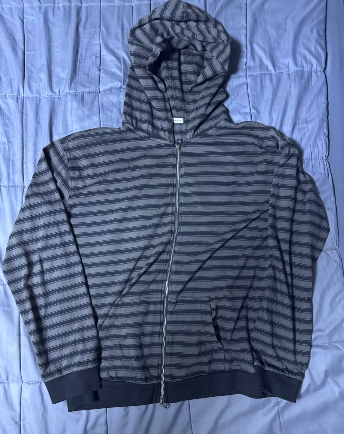 [급처] 폴리테루 휴먼인덱스 스트라이프 후디 상품이미지2