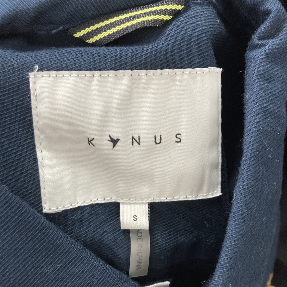 KYNUS 공용 셔츠롱자켓 네이비 S  상품이미지4