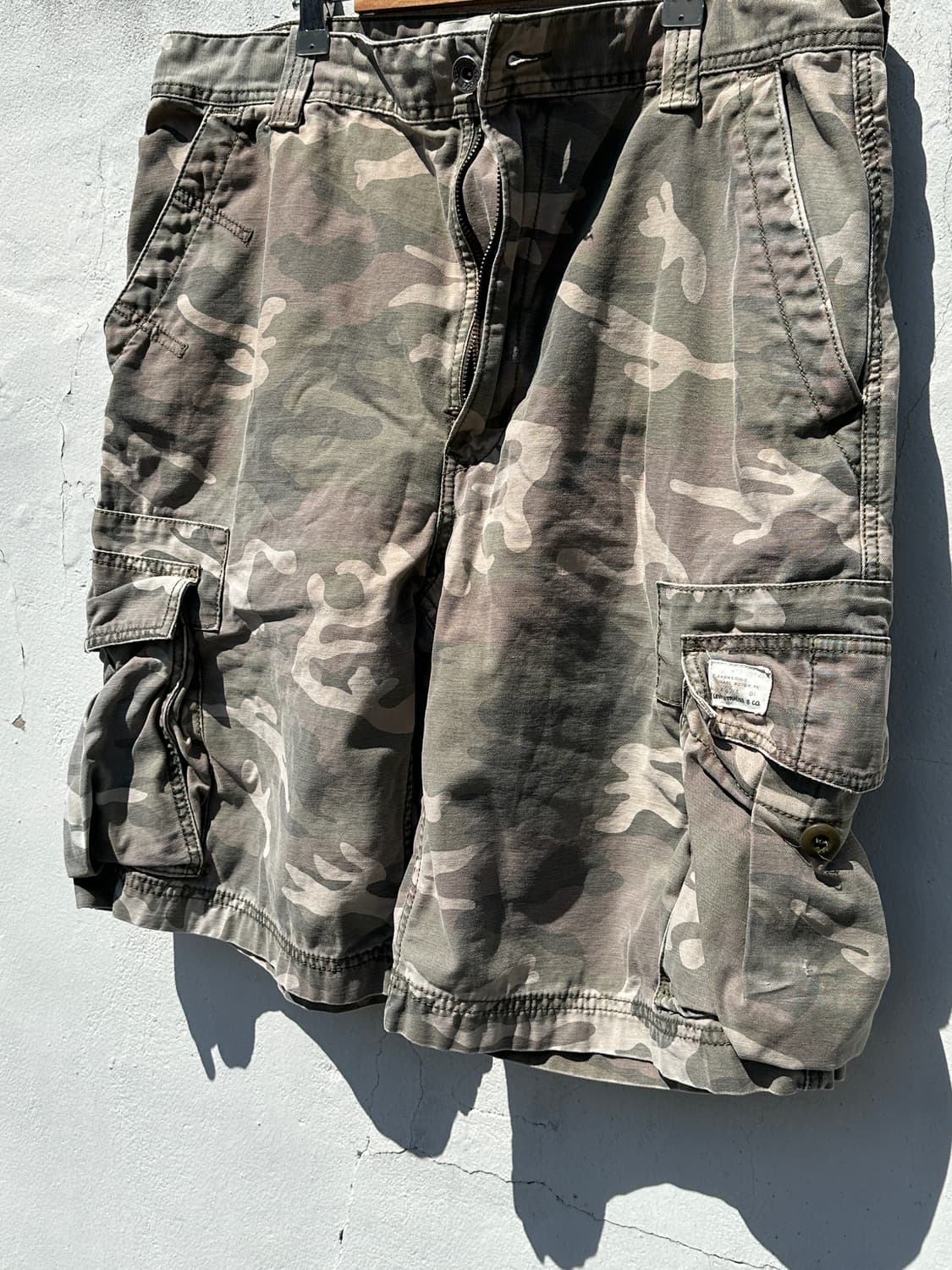 [34] 00s 리바이스 카모 카고 반바지 밀리터리 상품이미지7