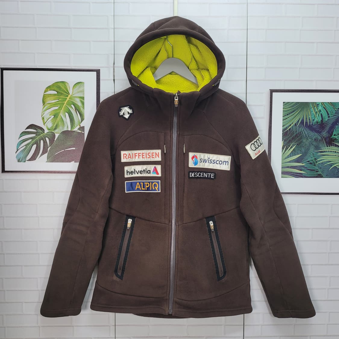 데상트 아우디 레플리카 후리스 집업 자켓 95사이즈 상품이미지1