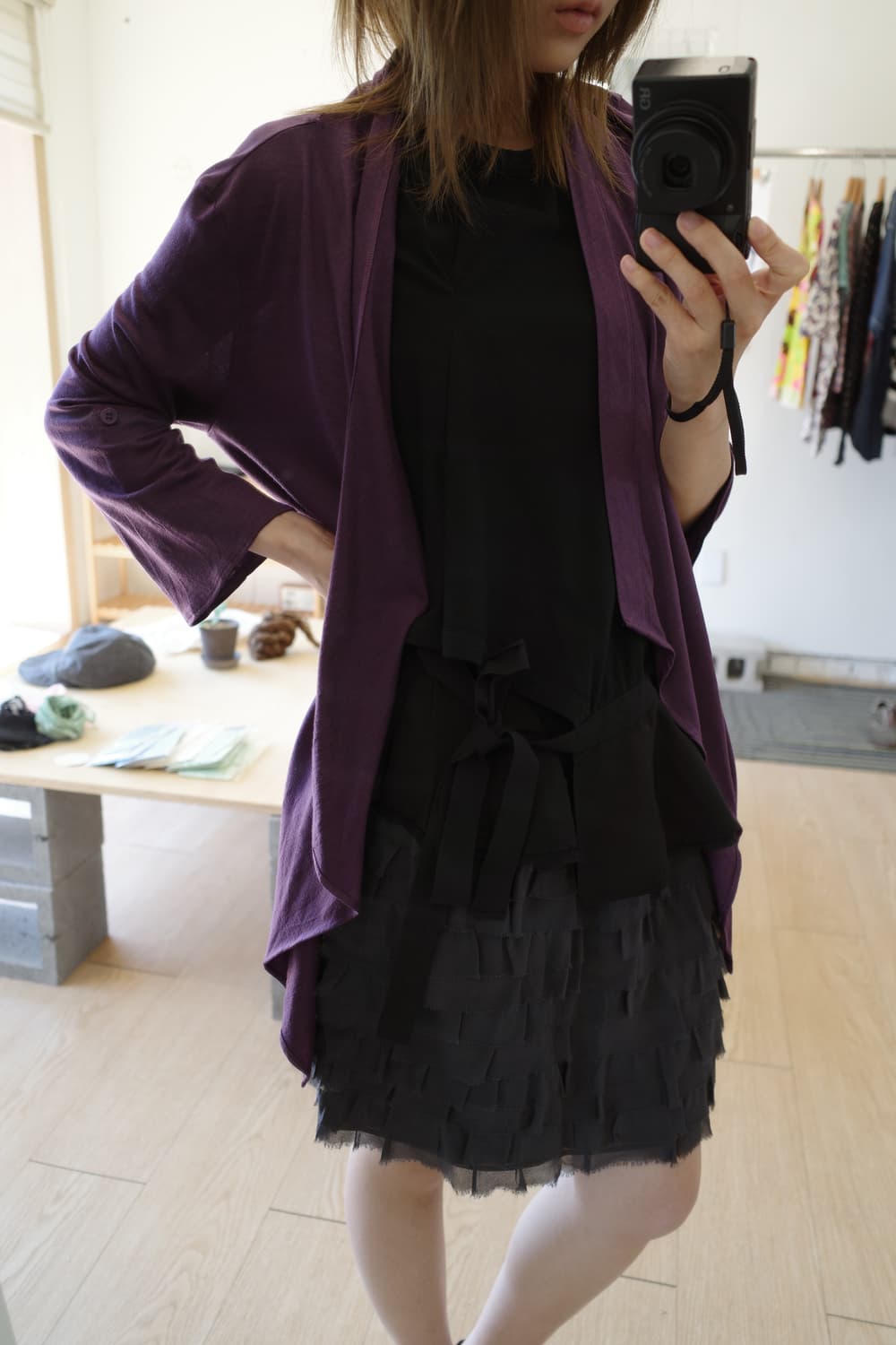 purple cardigan 상품이미지4