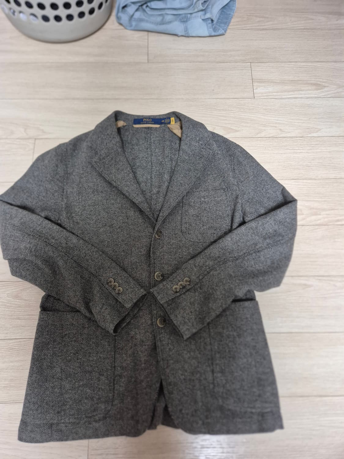 폴로 헤링본 스포츠자켓 40R 판매합니다. 상품이미지1