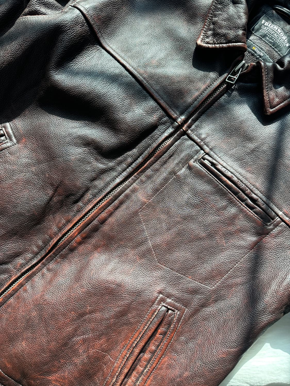 프리즘웍스 소가죽 자켓 상품이미지4